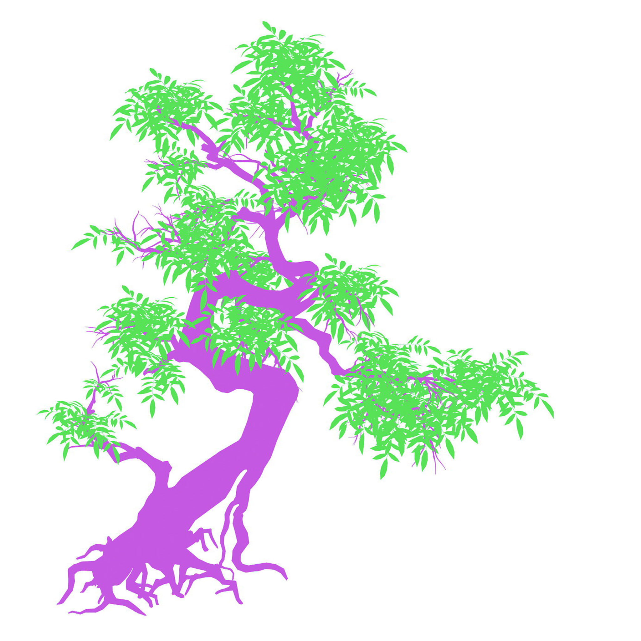 Plant - Green Tree 2 3D model_3