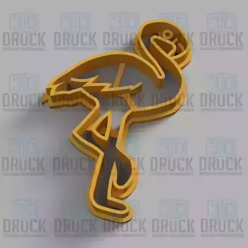Flamenco - Flemish Cookie Cutter 3D print model