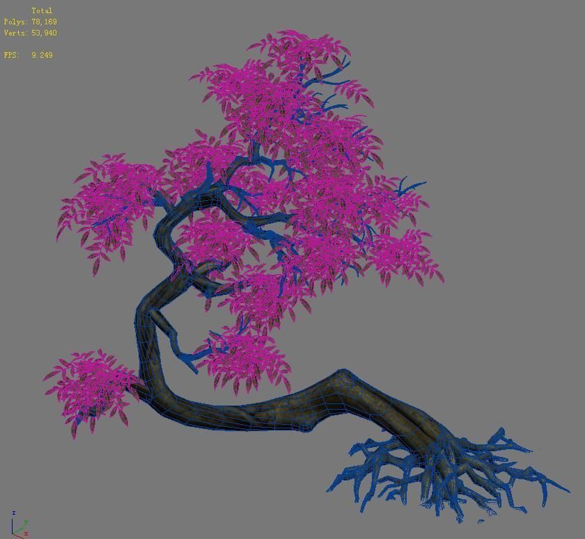 Plant - Green Tree 4 3D model_5