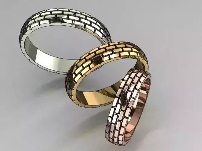 Rings brick texture 3 sizes