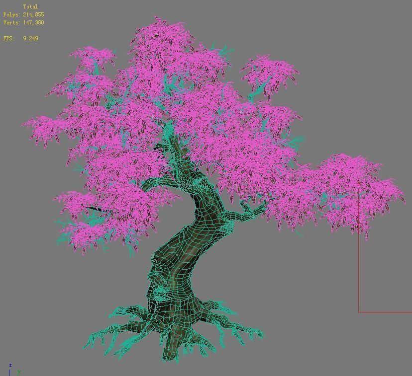 Plant - Green Tree 5 3D model_5