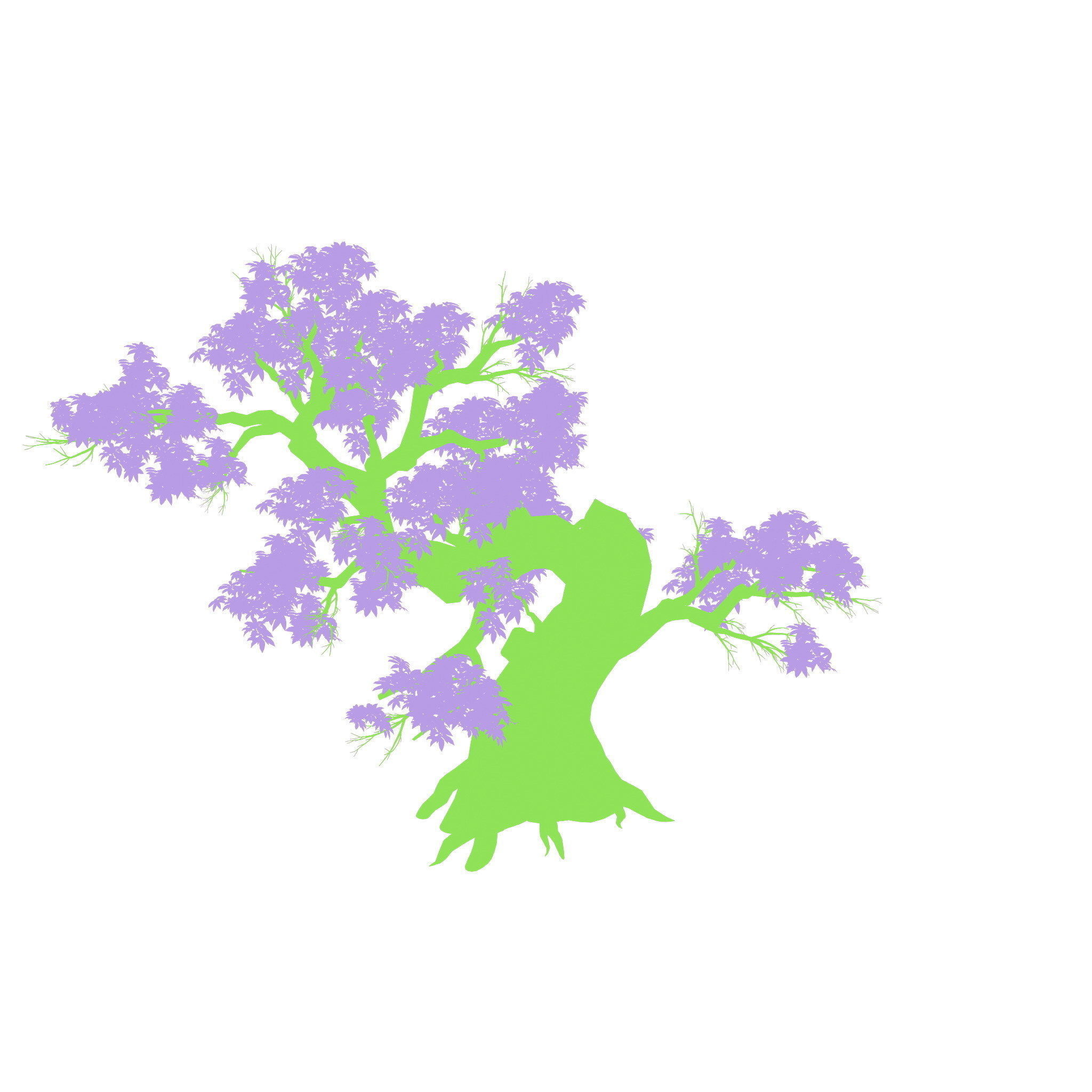 Plant - Green Leaves 04 3D model_3