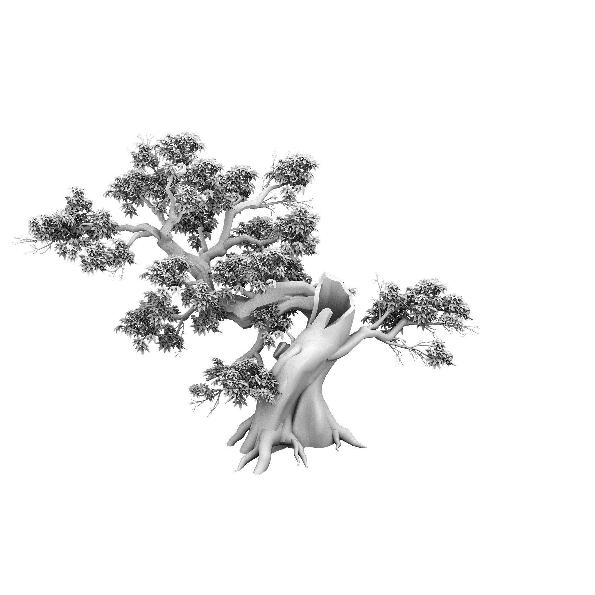 Plant - Green Leaves 04 3D model_2
