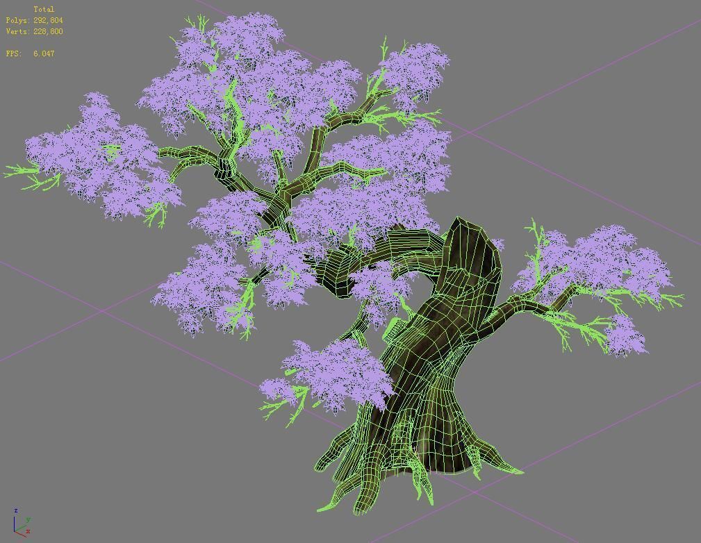 Plant - Green Leaves 04 3D model_5