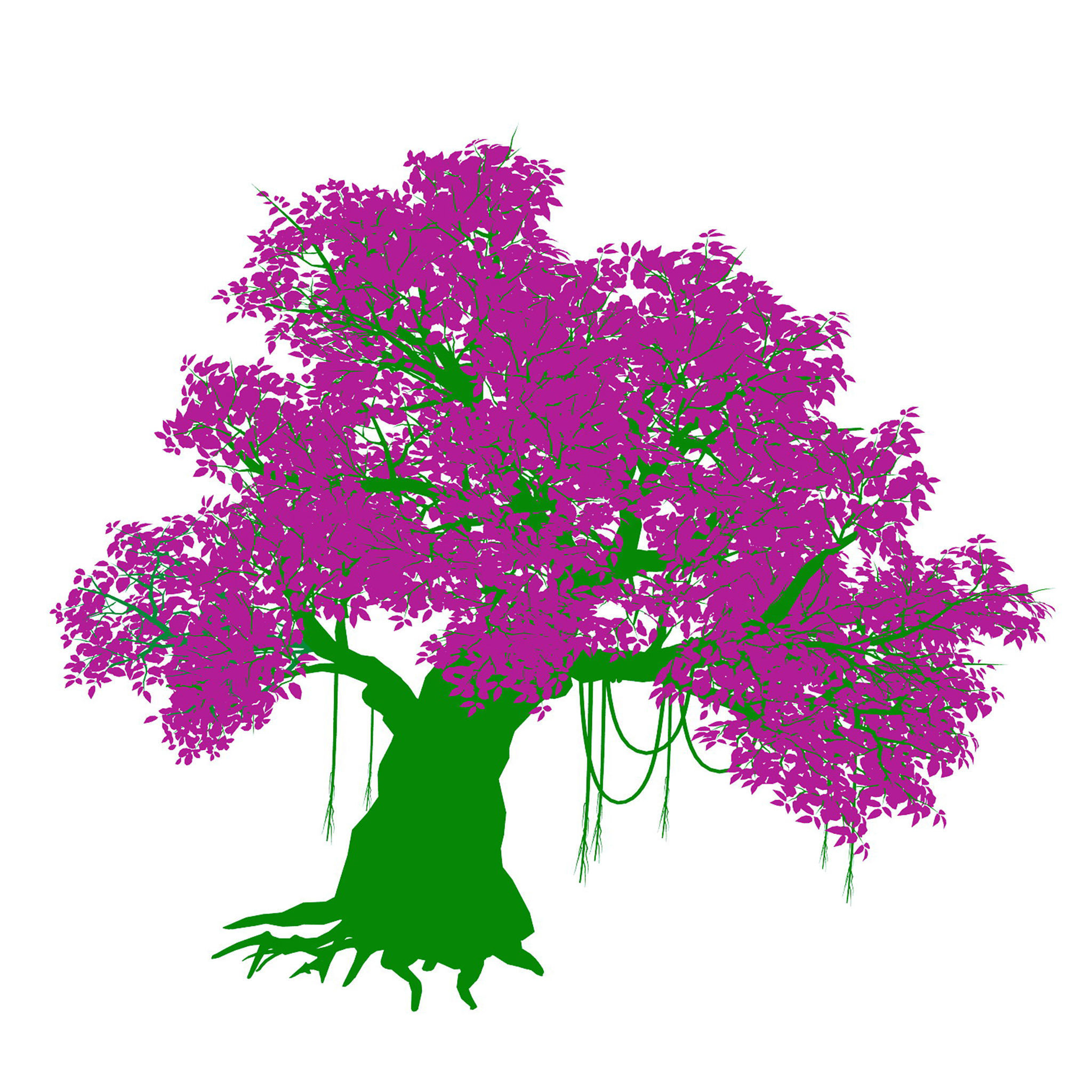 Plant - banyan tree 01 3D model_3