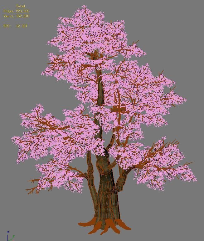 Plant - banyan tree 06 3D model_5