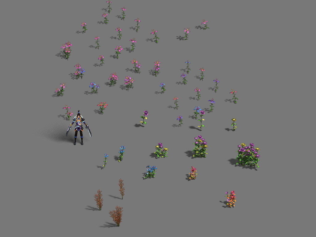 Plant - flowers 3D model_3