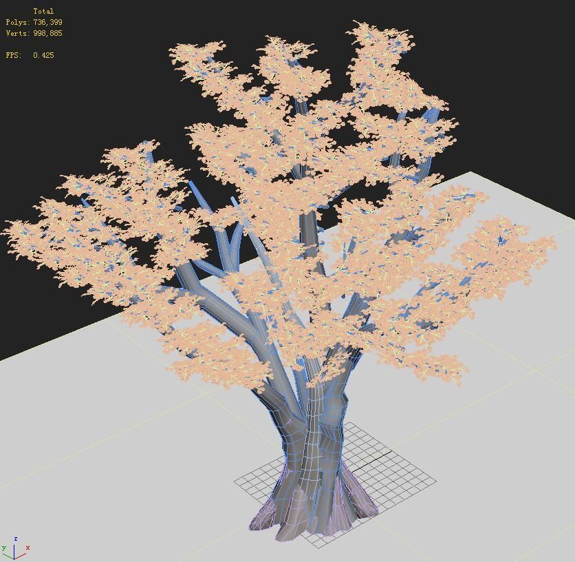 Plant - Ginkgo Tree 01 3D model_1