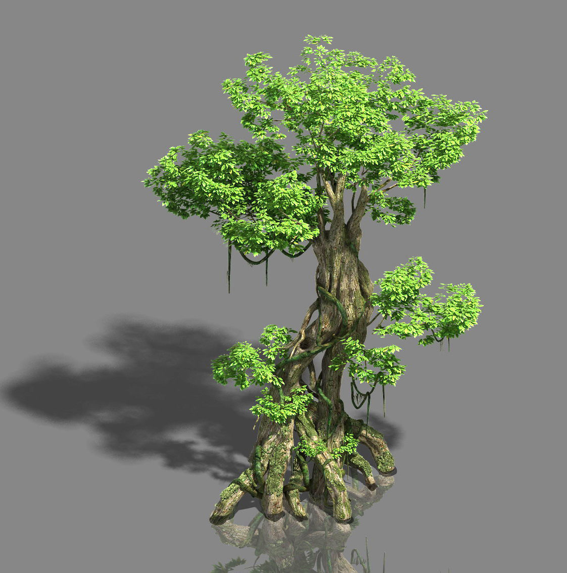 Main city fishing area - tree 3D model_2