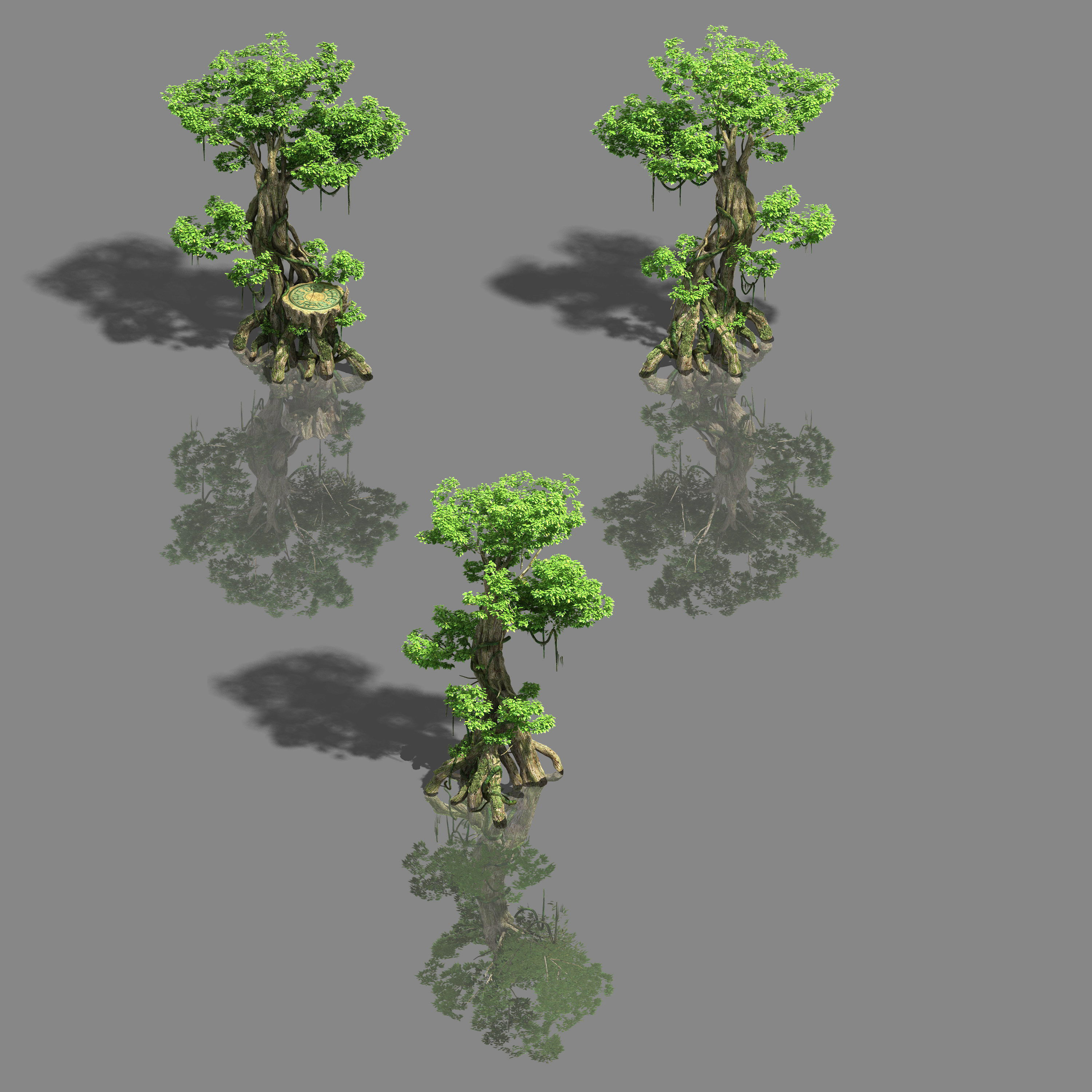 Main city fishing area - tree 3D model_4