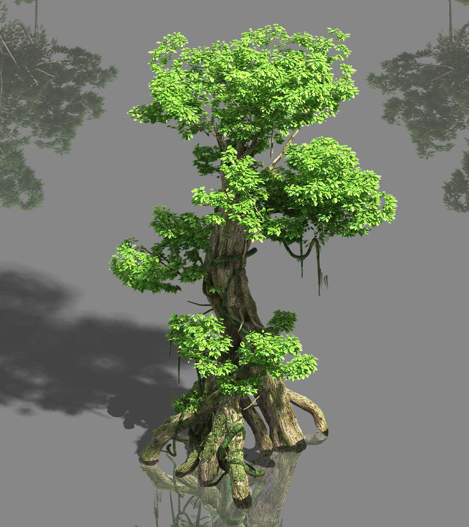 Main city fishing area - tree 3D model_3