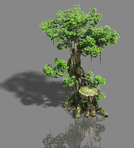 Main city fishing area - tree 3D model