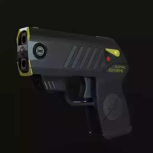 TASER GUN - Game ready Low-poly 3D model