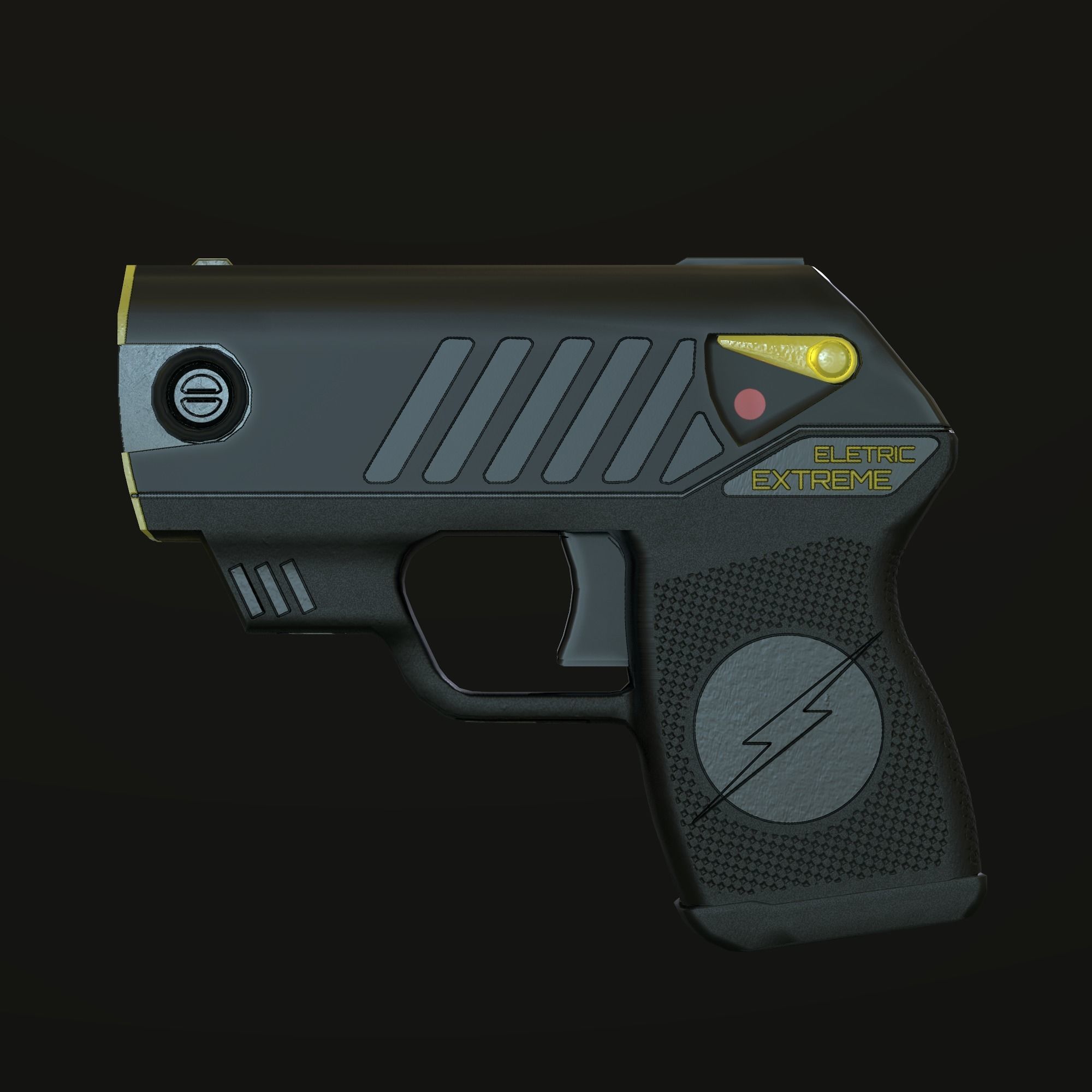 TASER GUN - Game ready Low-poly 3D model_6