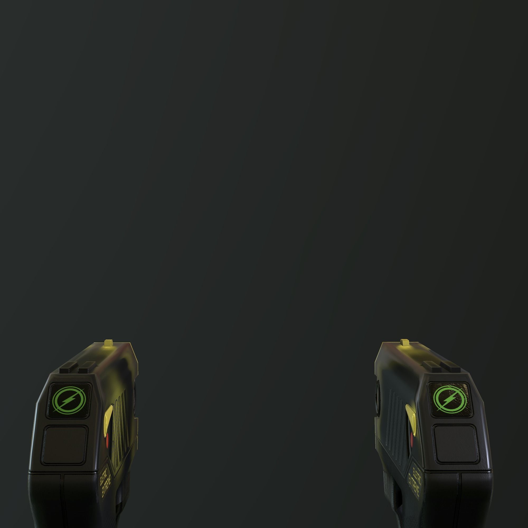 TASER GUN - Game ready Low-poly 3D model_5