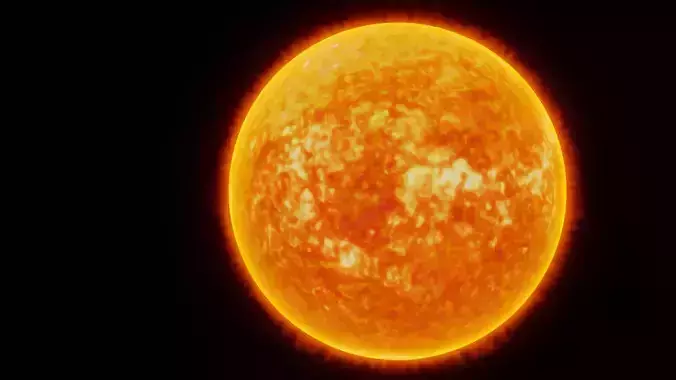 Sun model nasa 3D model
