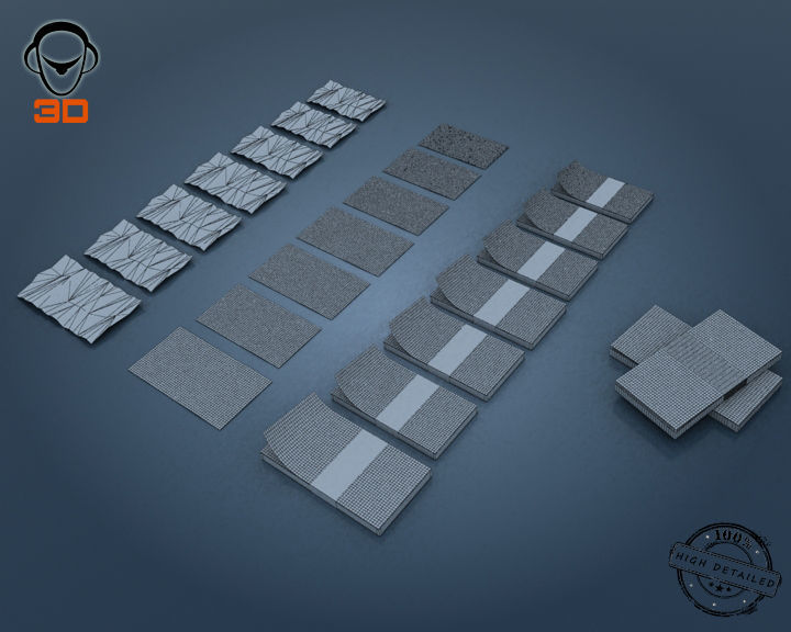 Euro Bill Collection 3D model_11