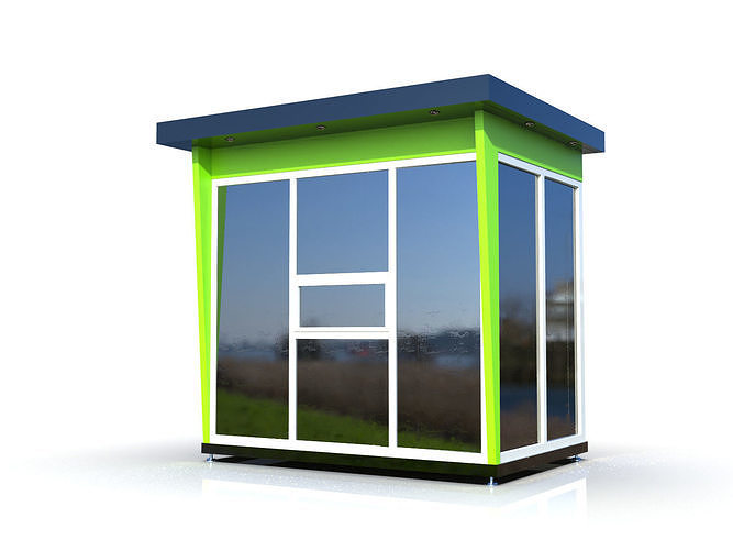 Mini-Mart Shopping pavilion 3D model