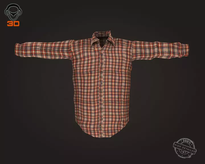 Man Shirt 3D model