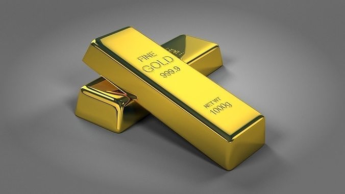 Gold Bar 3D model