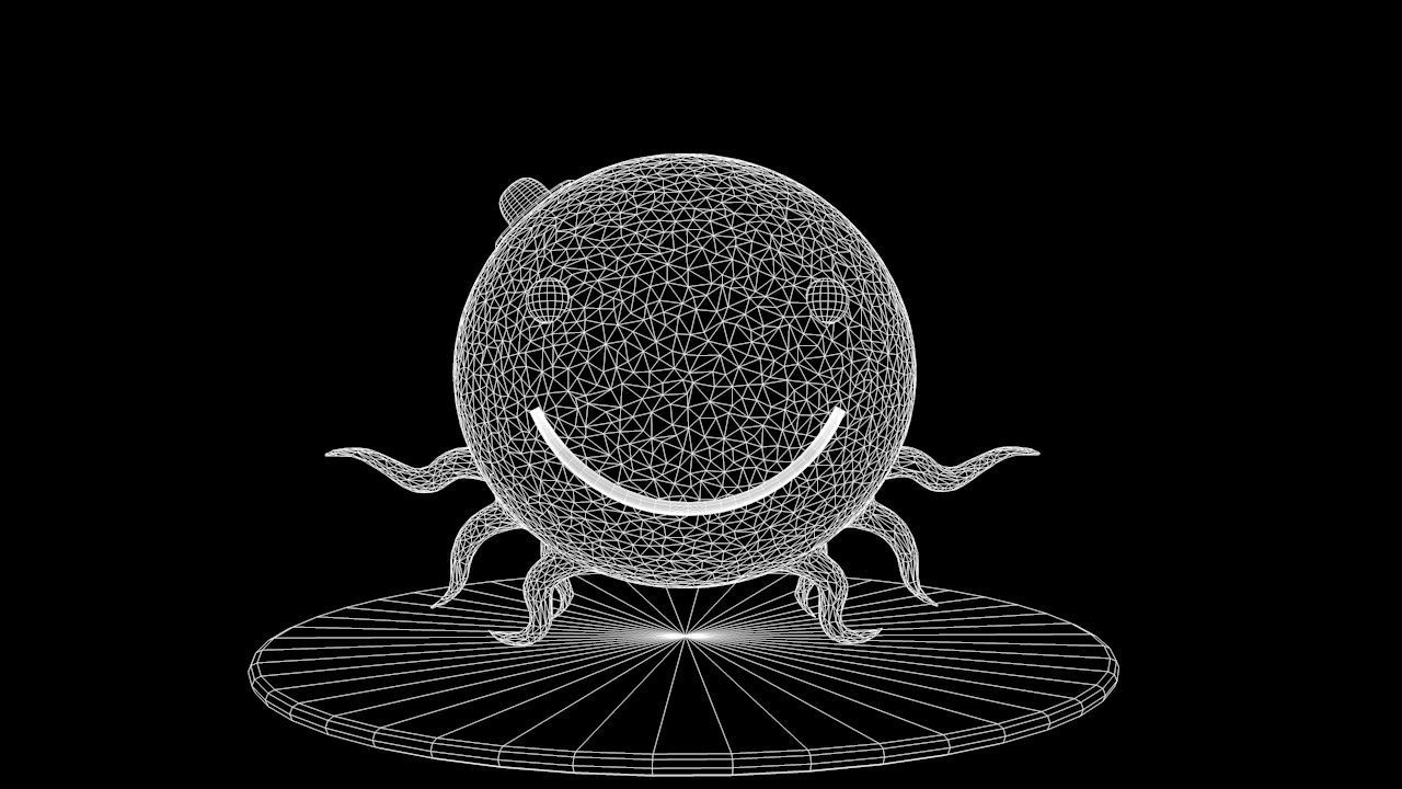 Oswald Octopus - Cartoon Character 3D model_9