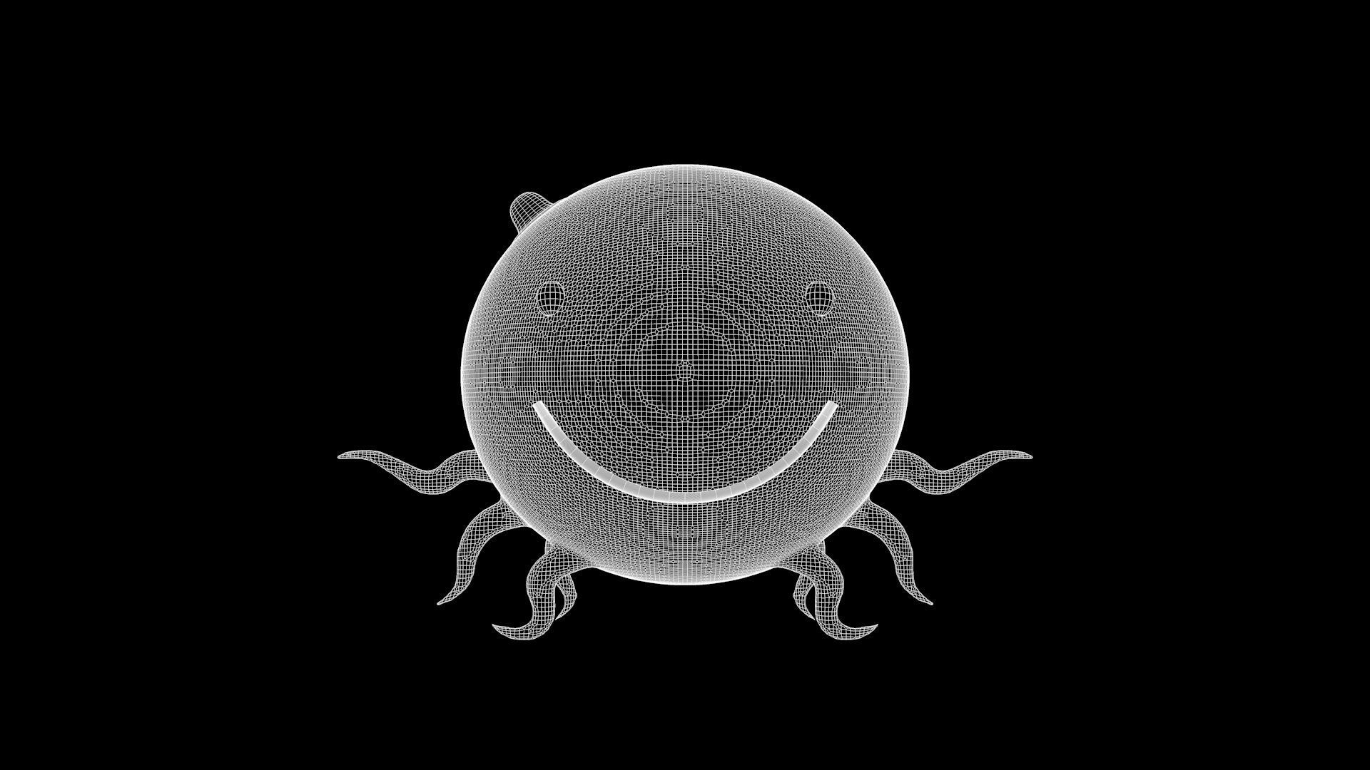 Oswald Octopus - Cartoon Character 3D model_10