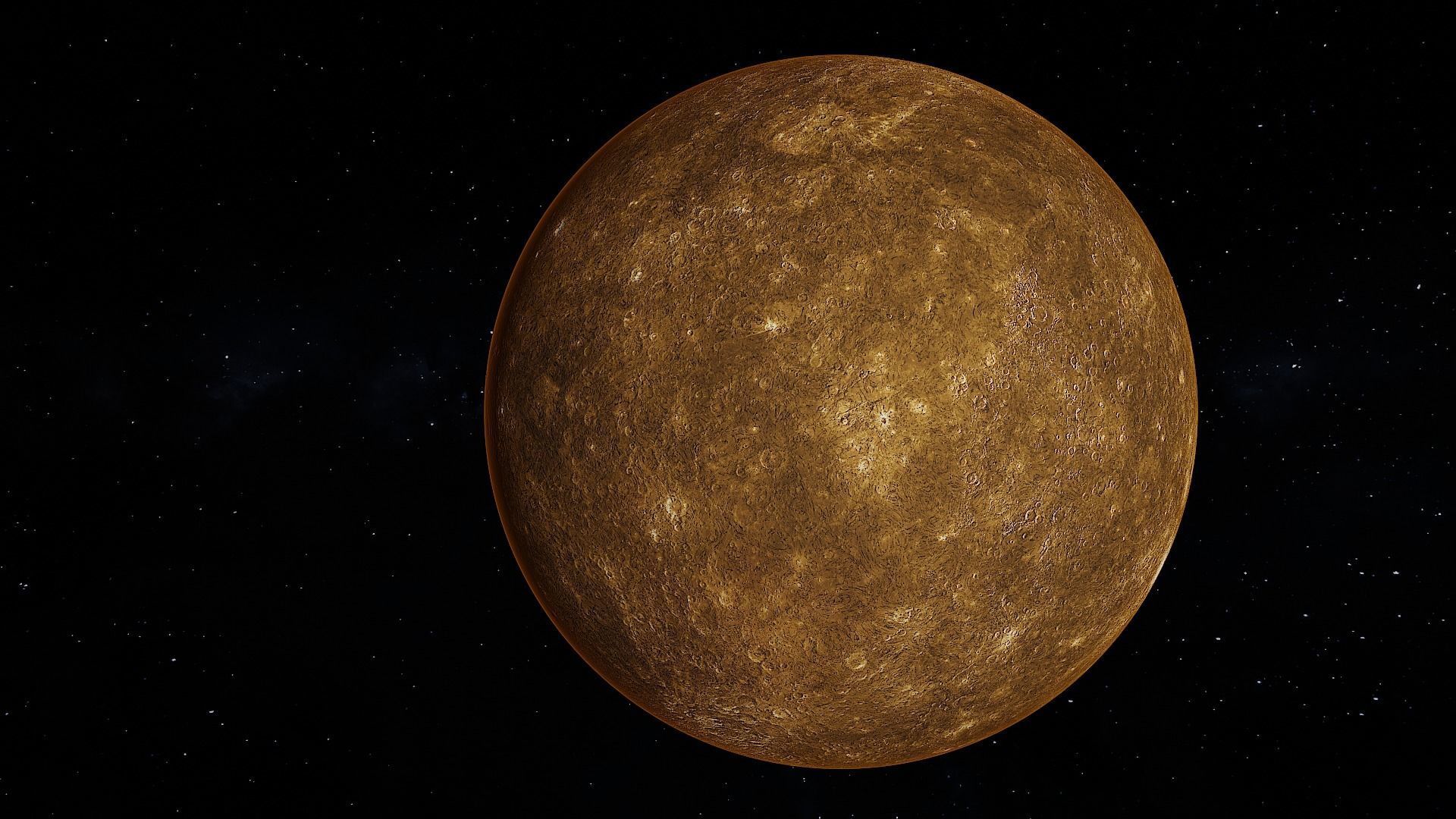 Mercury model 3D model_2