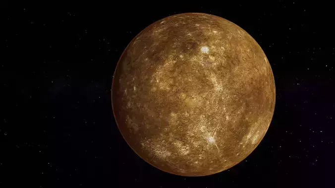 Mercury model 3D model