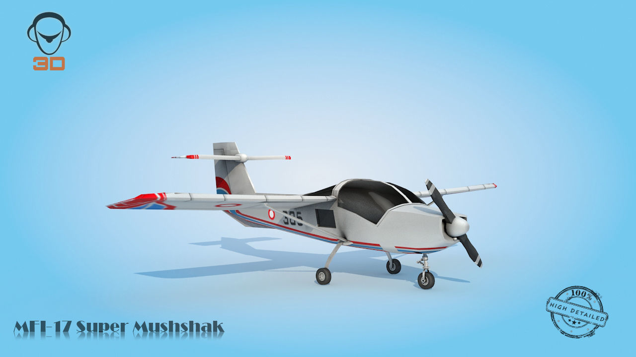 MFI-17 Super Mushshak 3D model_1