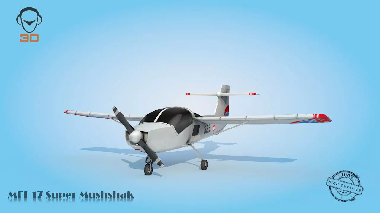 MFI-17 Super Mushshak 3D model_0