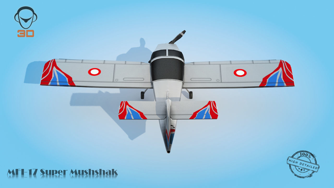 MFI-17 Super Mushshak 3D model_5