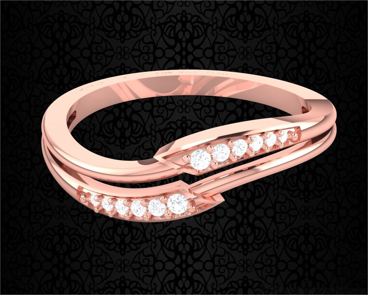 LADIES RING BSJ-R 8825 3D print model_1