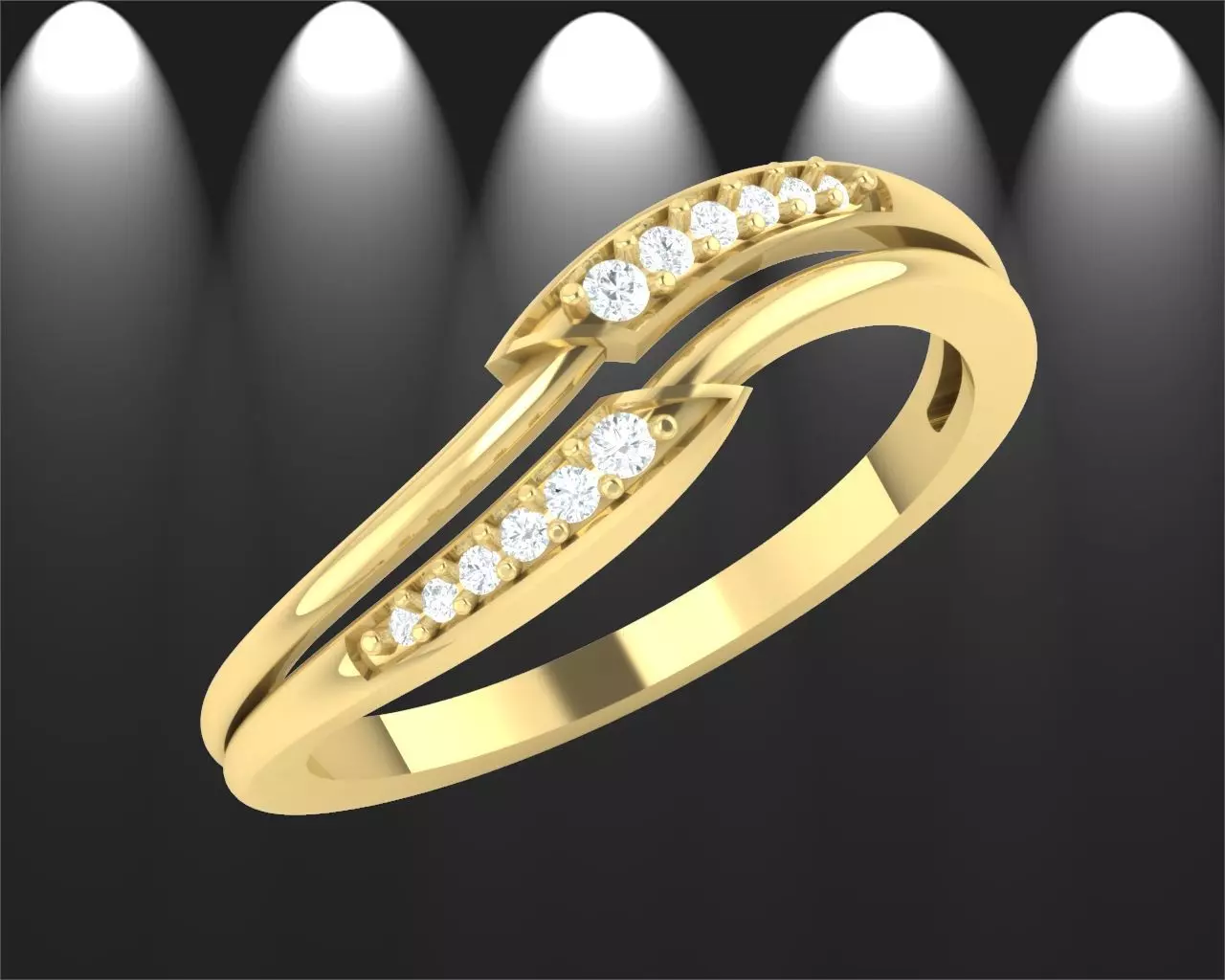 LADIES RING BSJ-R 8825 3D print model_0