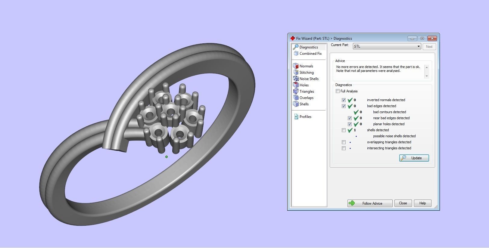 LADIES RING BSJ-R 8826 3D print model_3