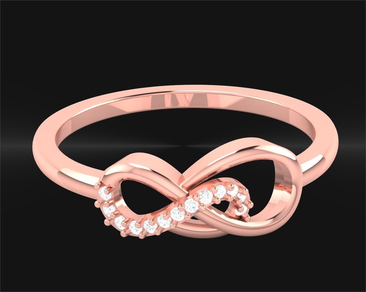 LADIES RING BSJ-R 8833 3D print model_1