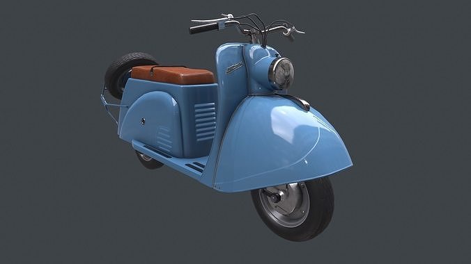 Soviet  scooter Tula T200 Free 3D model