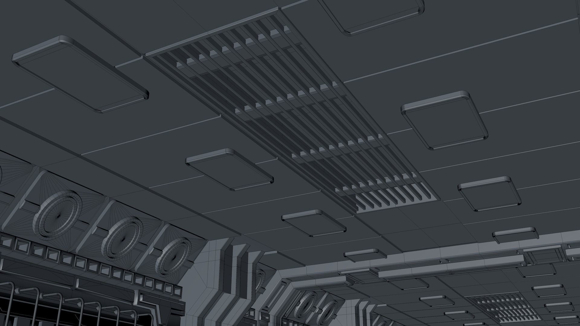 Sci Fi Interior  3D model_9