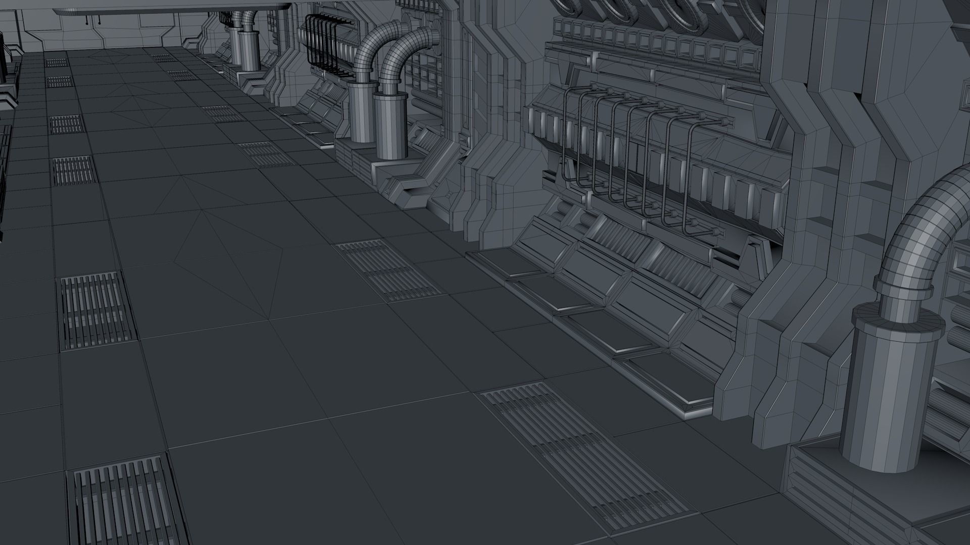 Sci Fi Interior  3D model_7