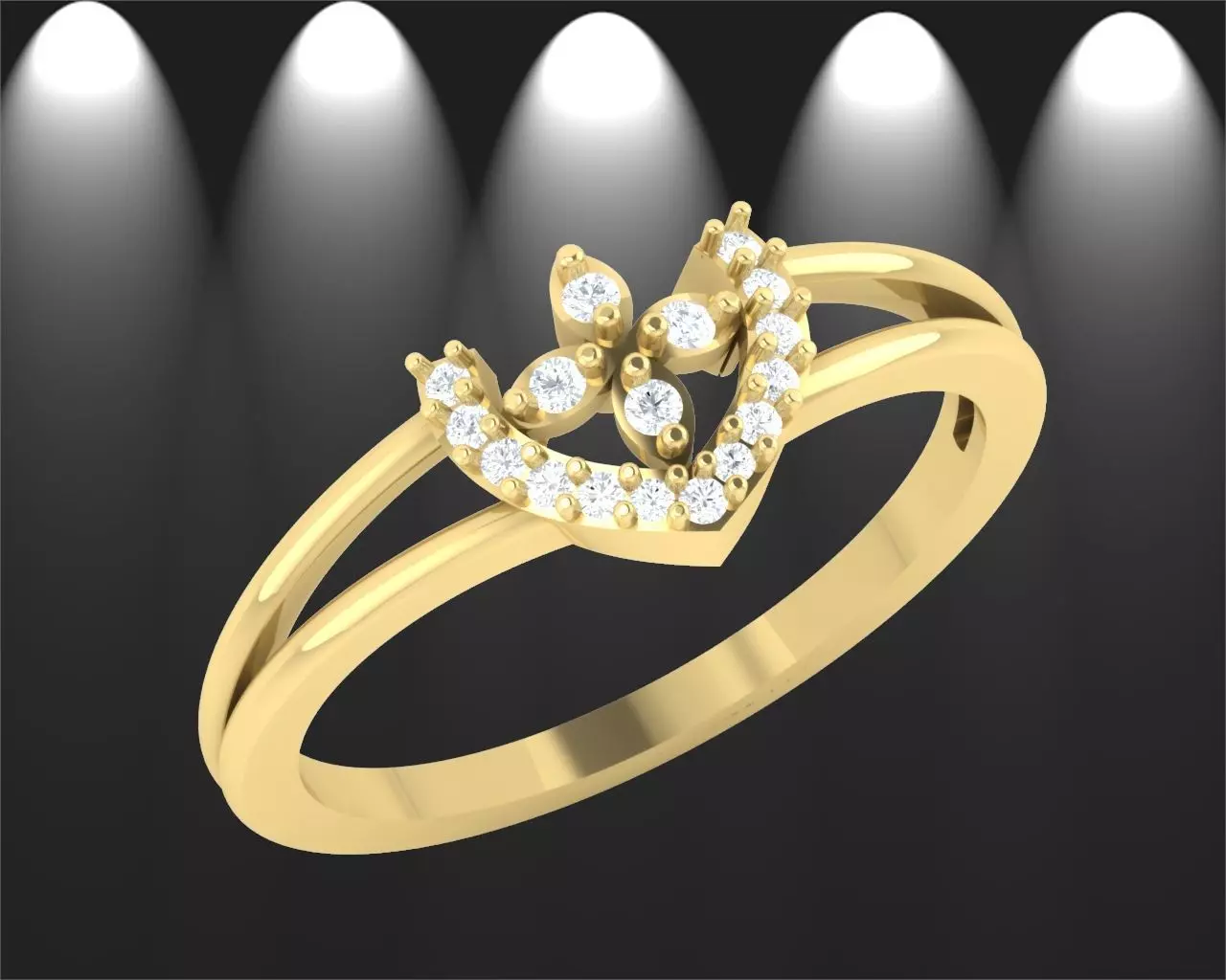 LADIES RING BSJ-R 8834 3D print model_0