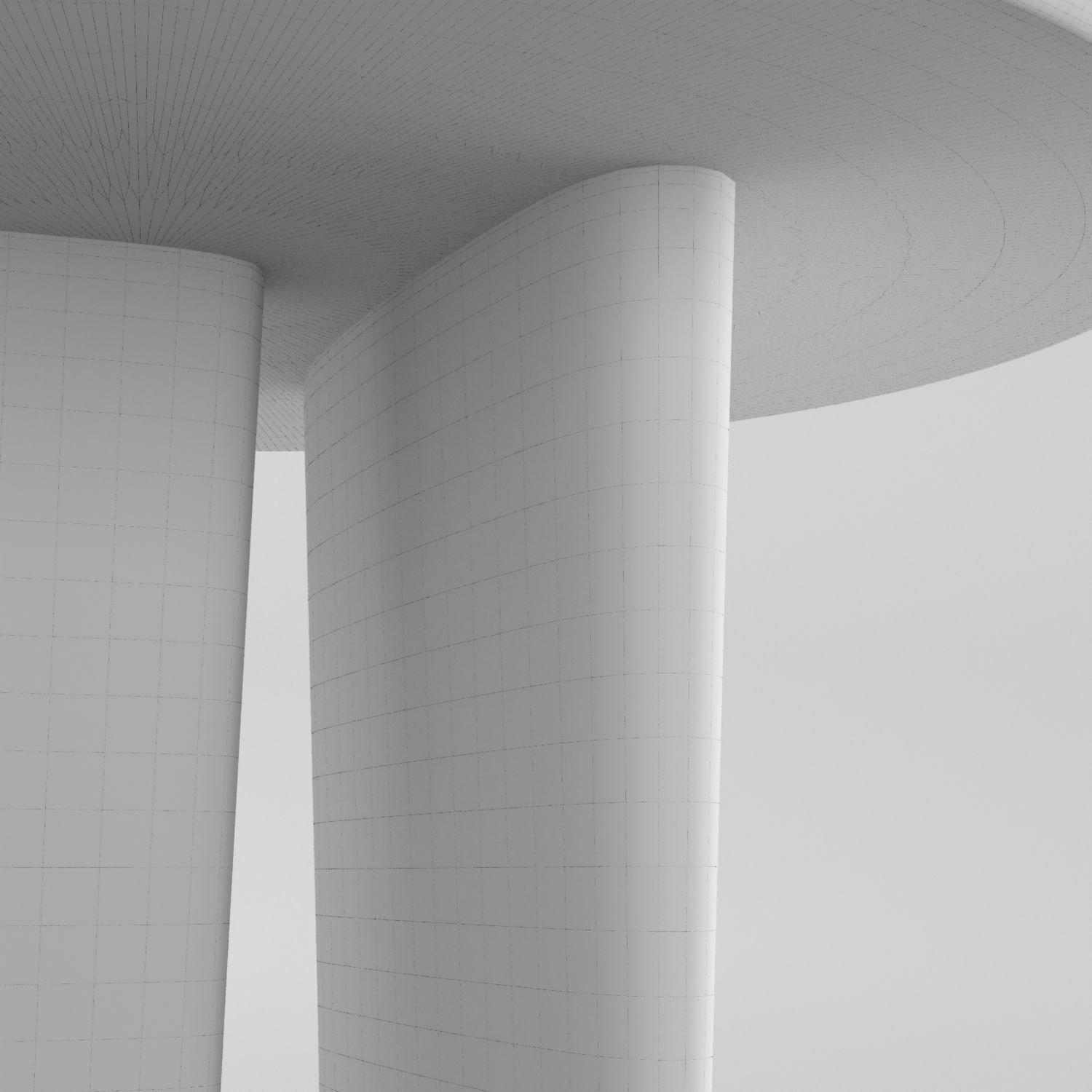 Marble Coffee table 3D model_7