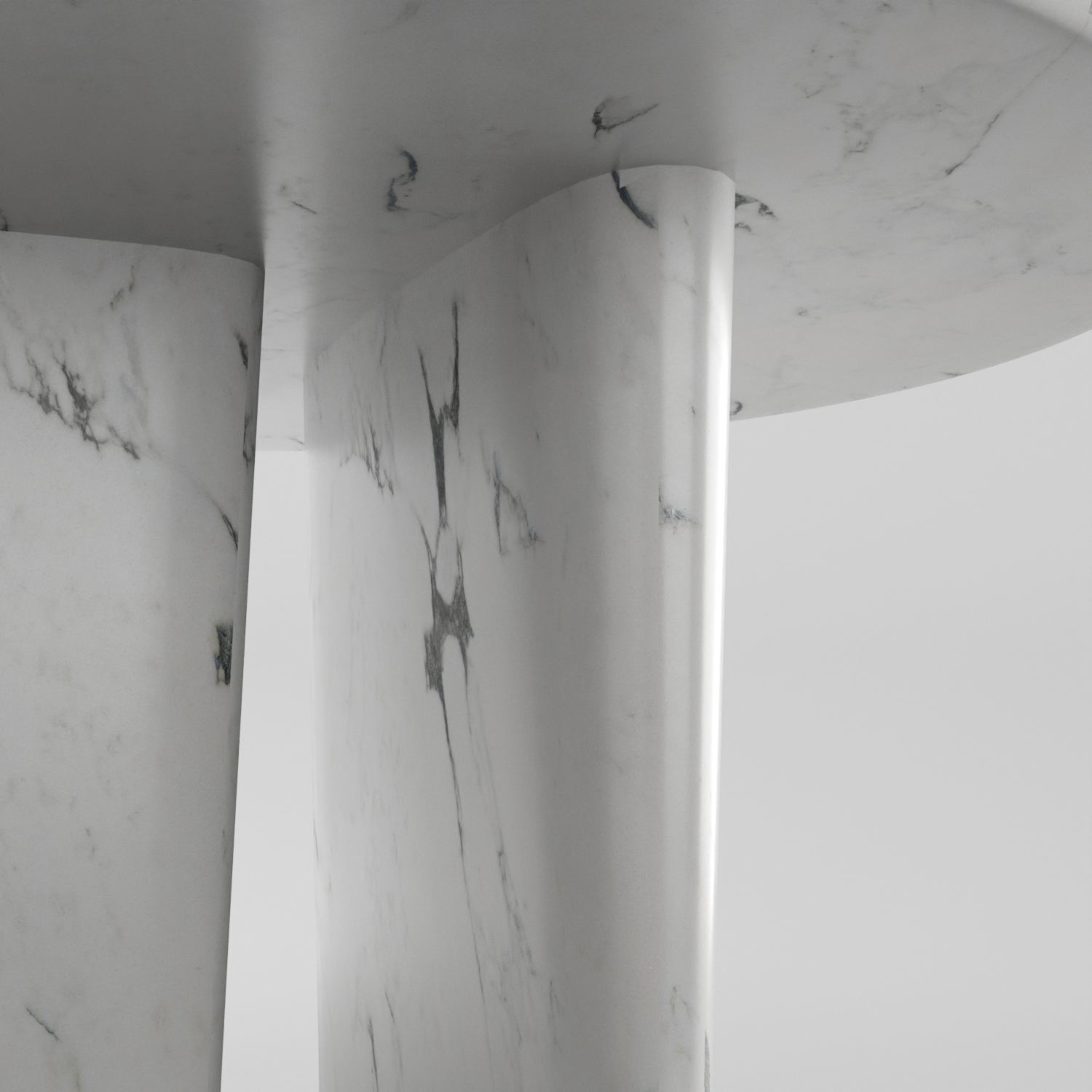 Marble Coffee table 3D model_3