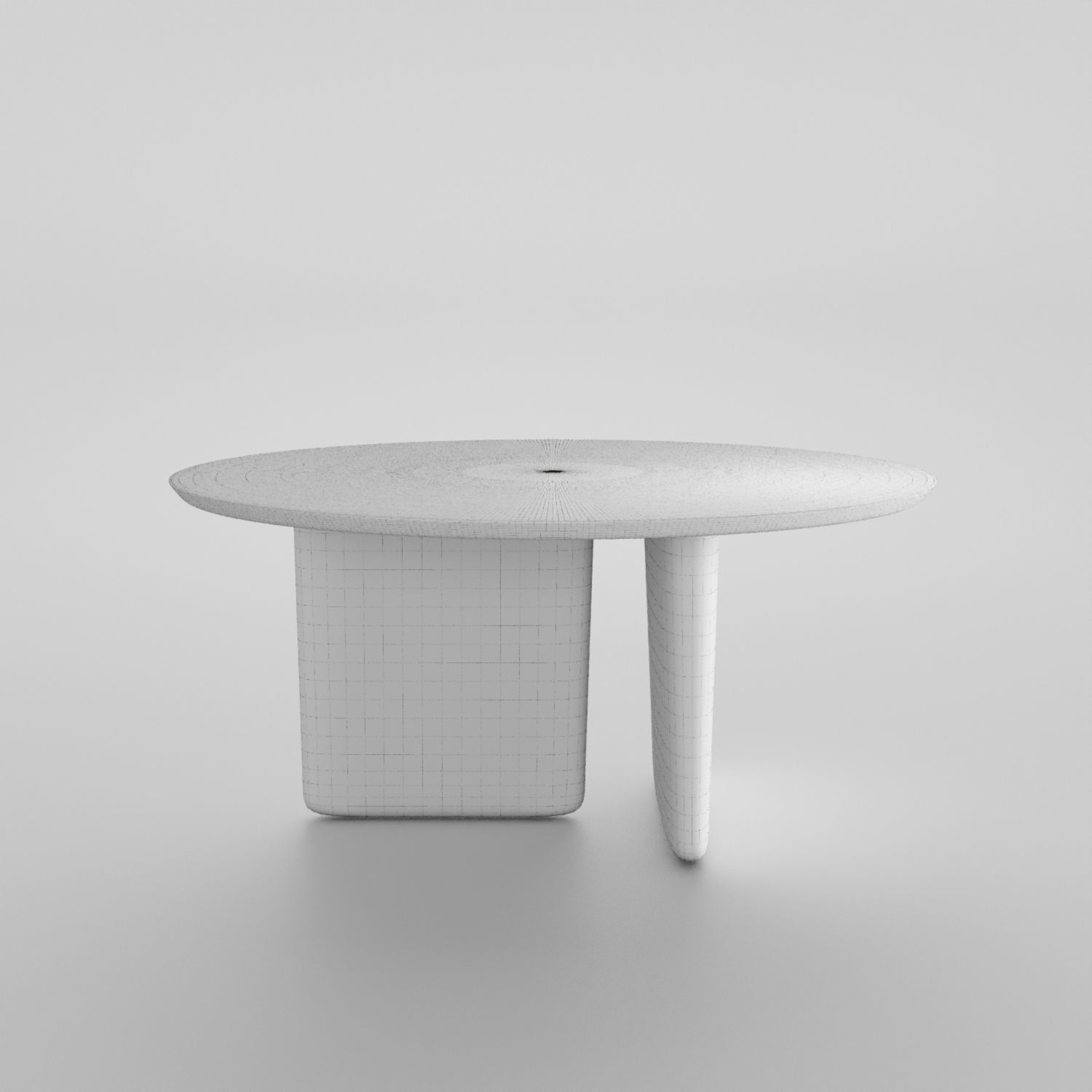 Marble Coffee table 3D model_4