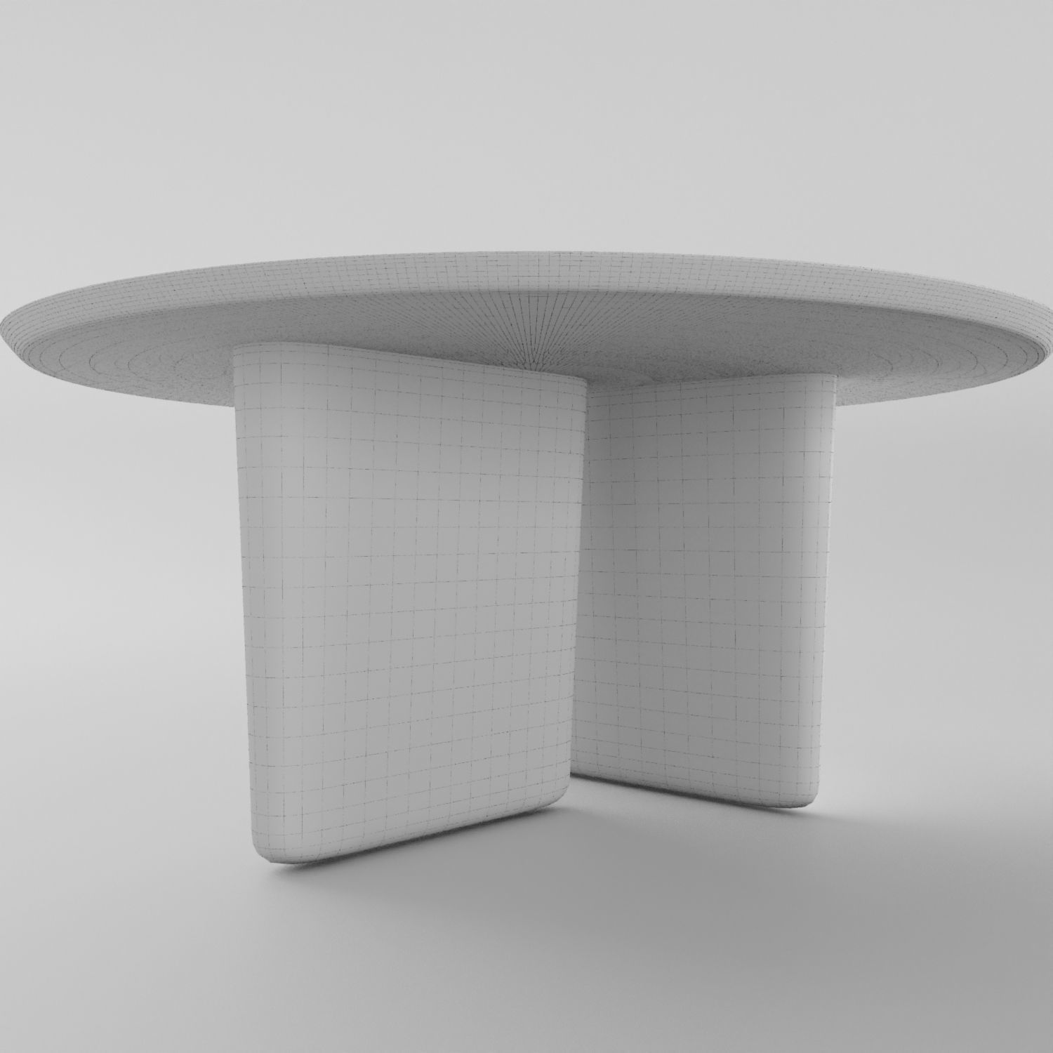 Marble Coffee table 3D model_6