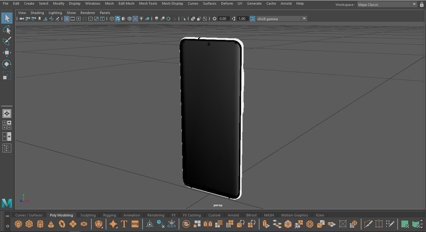  2020 Samsung Galaxy S20 Ultra  Low-poly 3D model_15