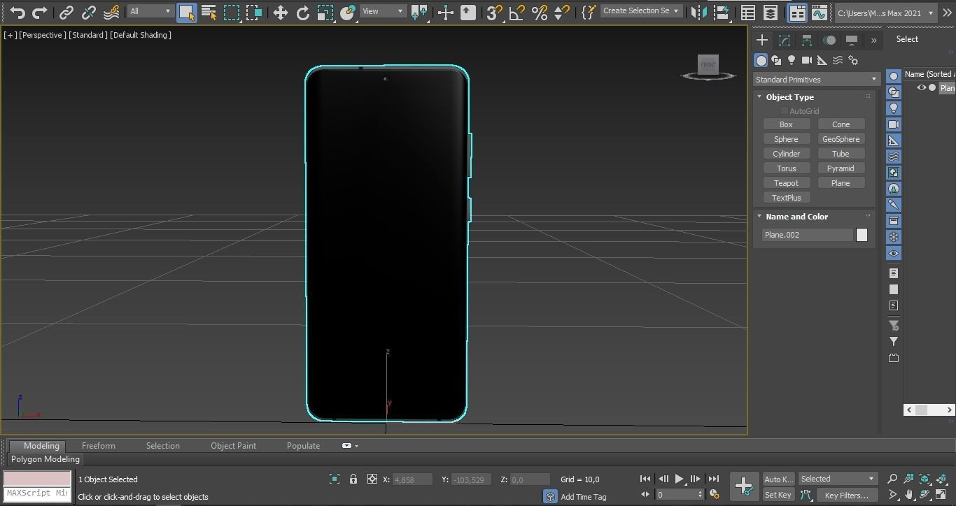  2020 Samsung Galaxy S20 Ultra  Low-poly 3D model_14
