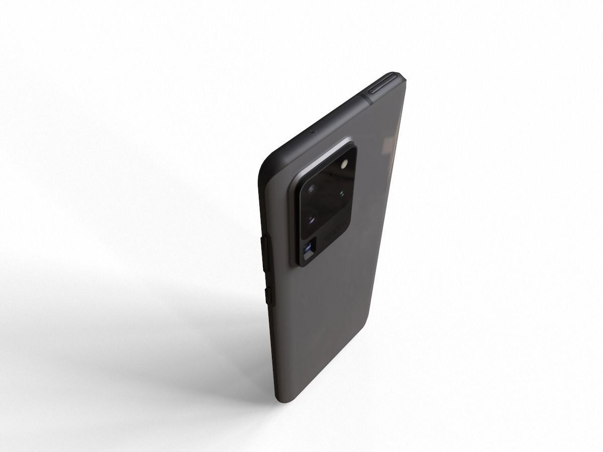  2020 Samsung Galaxy S20 Ultra  Low-poly 3D model_6