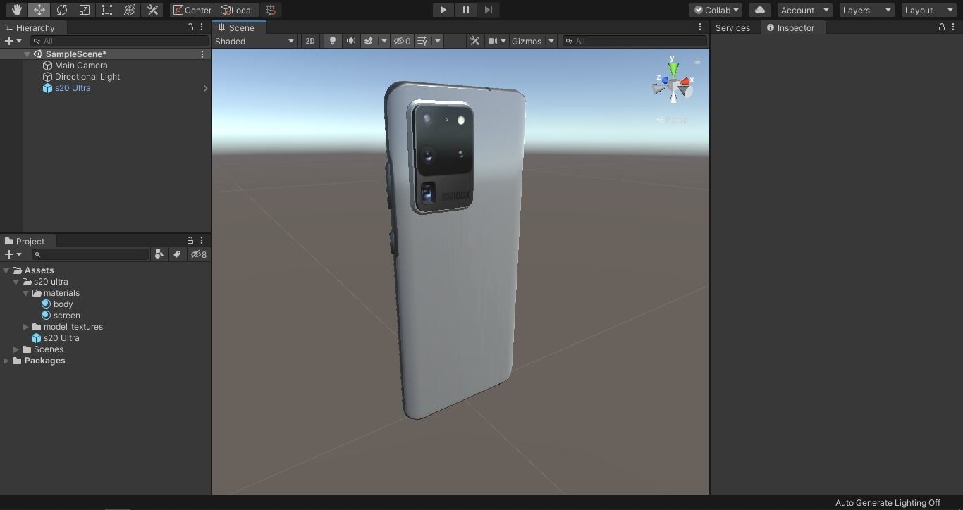  2020 Samsung Galaxy S20 Ultra  Low-poly 3D model_16