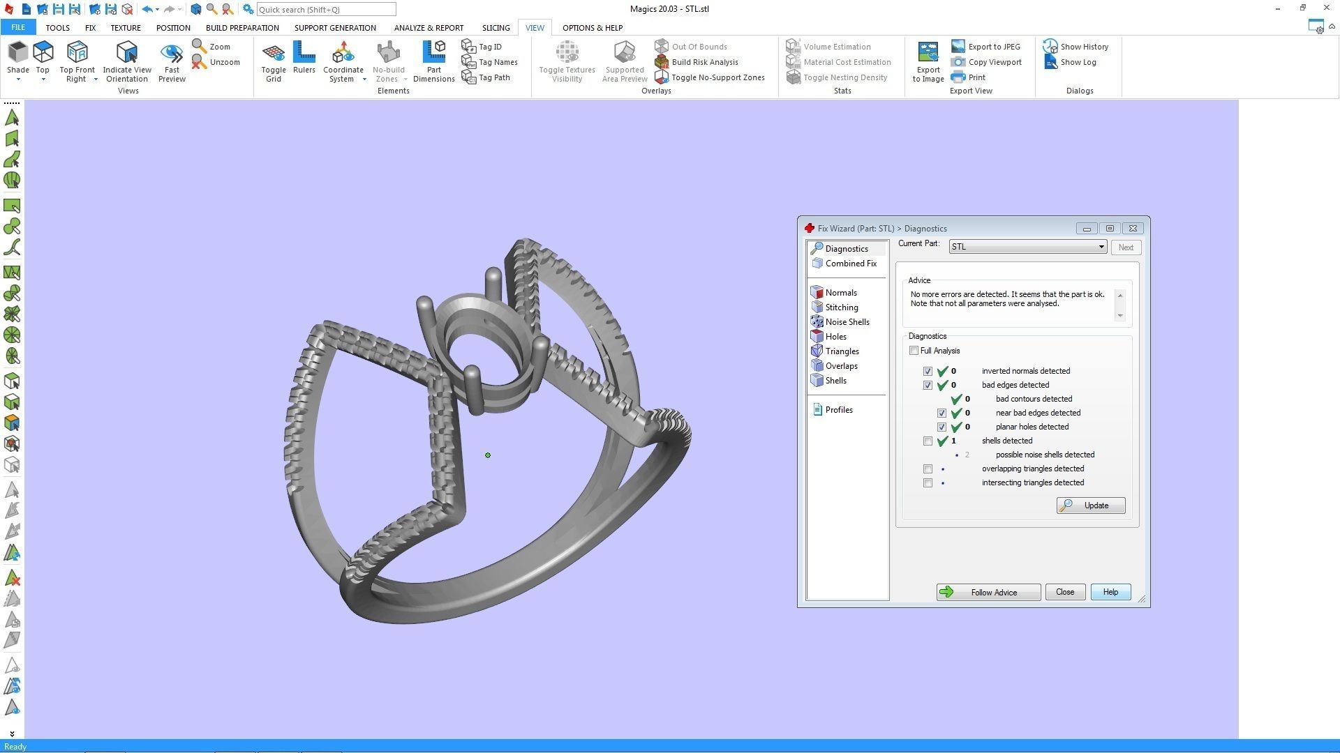 LADIES RING BSJ-R 8843 3D print model_3