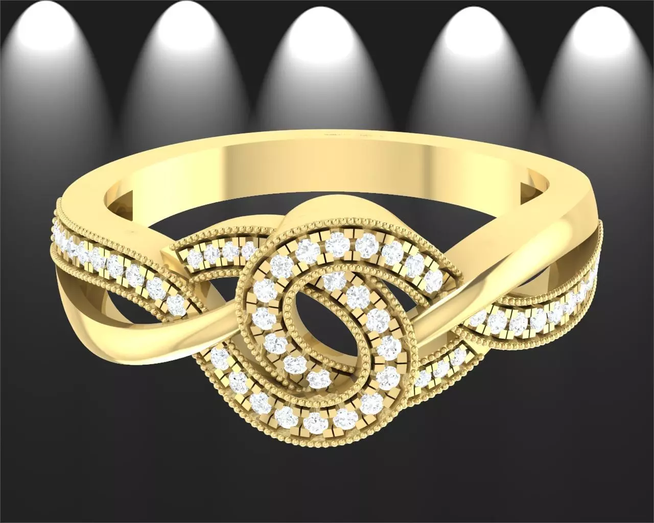 LADIES RING BSJ-R 8845 3D print model_0