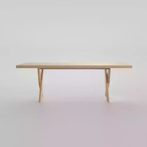 Wooden Dining Table 3D model